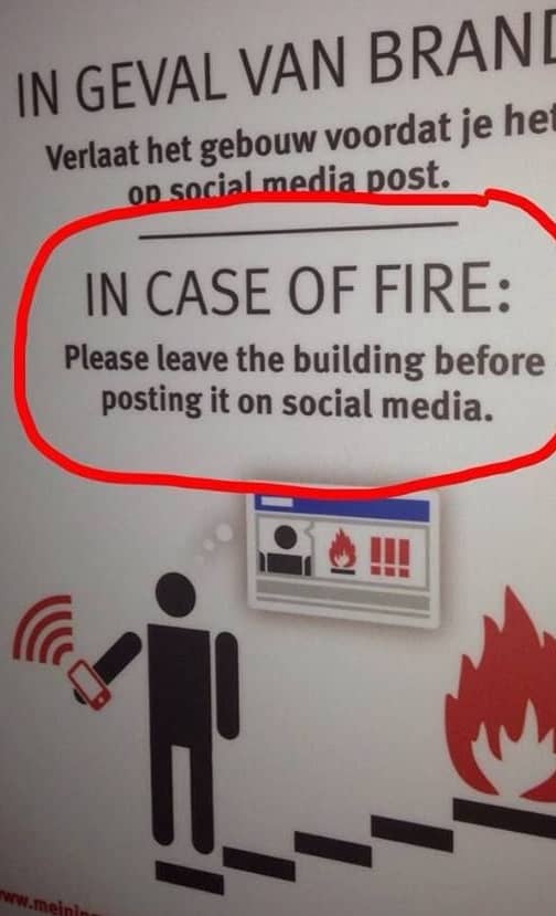 Social Media Fire