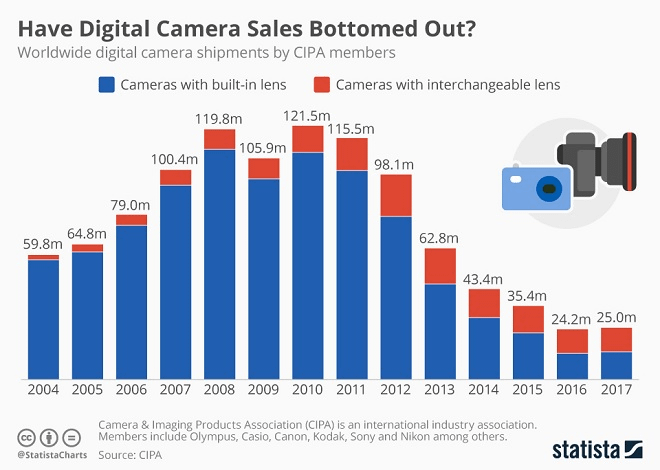 Digital Camera Sales Infographic