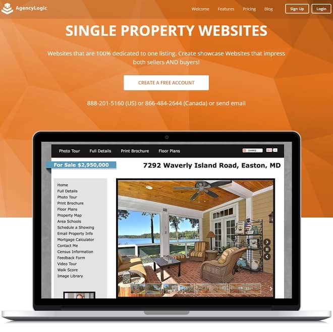 AgencyLogic Single Property Websites