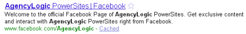 Google AgencyLogic Facebook Page Link